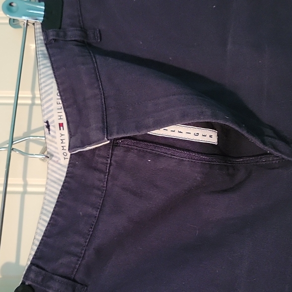 Navy Tommy Hilfiger Dress Pants - Size 14 - Picture 3 of 3